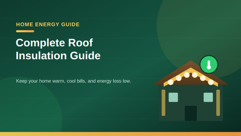 Complete Roof Insulation Guide